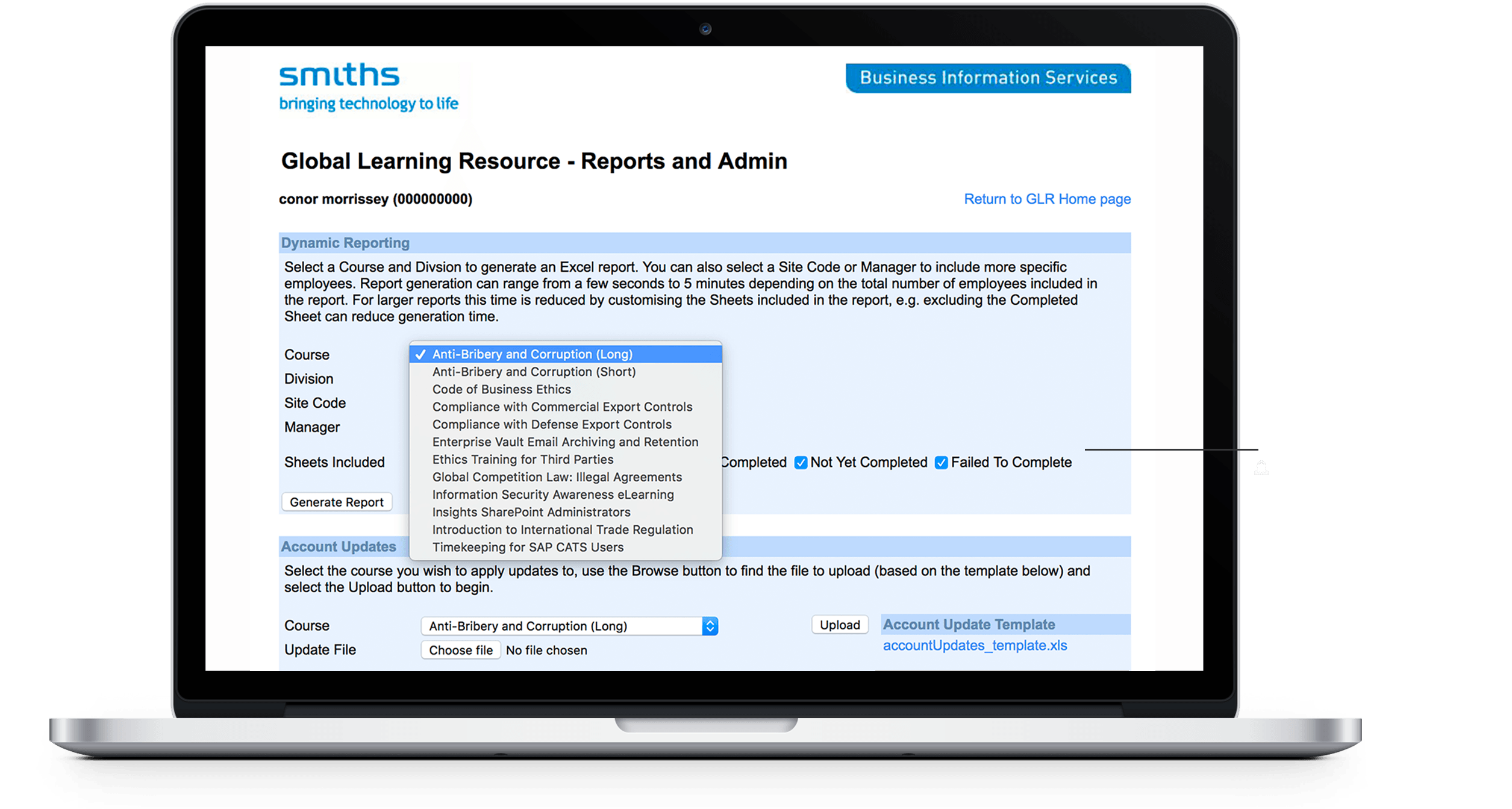 Smiths Group PLC Desktop