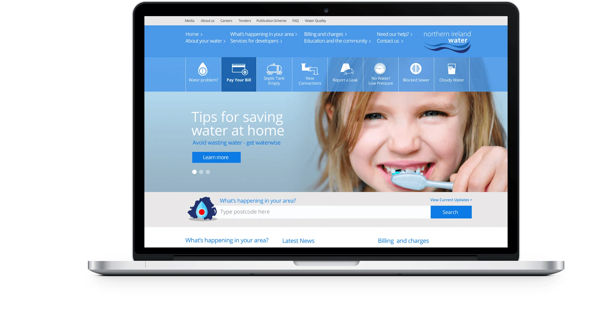 Ni Water Web Design And Development Desktop